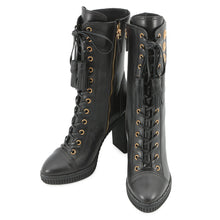 Load image into Gallery viewer, TOD’S lace-up mid-boots BlackXXW64A0X020GOCB999 Leather Size 35