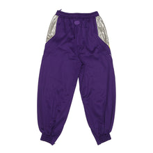 Load image into Gallery viewer, GUCCI Metal Zip Track Pants Size XS(170/74A) Purple/Silver/Yellow740119 Polyester55% Cotton45%