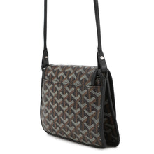 将图像加载到图库查看器中,GOYARD Plumet Pouch Wallet Shoulder Bag BlackPLUMETPMLTY01CL01P PVC Leather