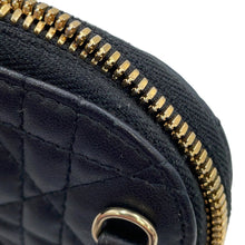 将图像加载到图库查看器中,Dior Cannage Lady Dior Call'in Dior Phone Holder 2-Way BlackS0872ONMJ Lambskin