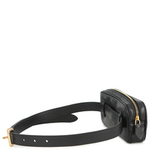 Load image into Gallery viewer, MIUMIU Crossbody Bag Black Leather Size 70