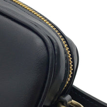 Load image into Gallery viewer, MIUMIU Crossbody Bag Black Leather Size 70