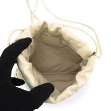 Load image into Gallery viewer, Bottega Veneta INTRECCIATO Dust Bag Shoulder Bag Ivory816987 Calf Leather Size Small