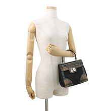 Load image into Gallery viewer, PRADA 2WAYBag Black/Brown1BA014 Nylon Leather