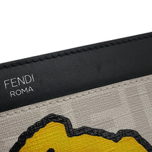 Load image into Gallery viewer, FENDI Taroout Collaboration Clutch Bag White/Yellow/Black7N0134 PVC Leather