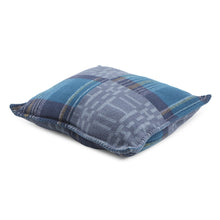 将图像加载到图库查看器中,HERMES Scott H Pillow Cushion Blue Wool100%