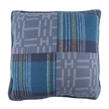 将图像加载到图库查看器中,HERMES Scott H Pillow Cushion Blue Wool100%