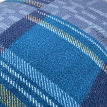 将图像加载到图库查看器中,HERMES Scott H Pillow Cushion Blue Wool100%