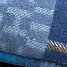 将图像加载到图库查看器中,HERMES Scott H Pillow Cushion Blue Wool100%