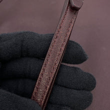 将图像加载到图库查看器中,The Row NU TWIN Shoulder Bag BordeauxW1235 Leather