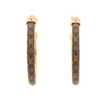 Load image into Gallery viewer, LOUIS VUITTON Earrings・LV SignatureM01627 Metal Monogram