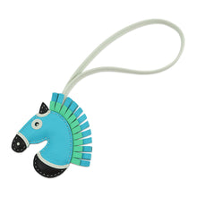 将图像加载到图库查看器中,HERMES Gee Camail Blue Azteque/Black/Vert Comic/Vert Fizz Lambskin