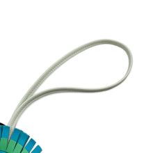 将图像加载到图库查看器中,HERMES Gee Camail Blue Azteque/Black/Vert Comic/Vert Fizz Lambskin