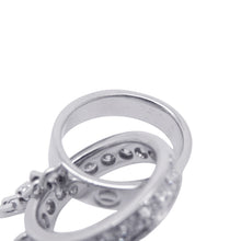 将图像加载到图库查看器中,CARTIER Love Diamond Semi-Pave NecklaceB7013700 18K White Gold