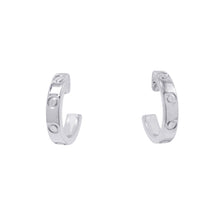 将图像加载到图库查看器中,CARTIER Love earrings Size SmallB8028900 18K White Gold