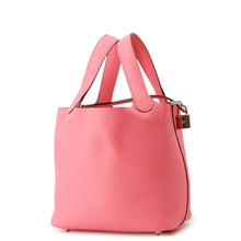 将图像加载到图库查看器中,HERMES Picotin Padlock Rose Azalee Taurillon Clemence Size PM