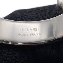 Load image into Gallery viewer, HERMES Olymp Earrings Etoupe Metal Epsom