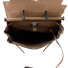 Load image into Gallery viewer, HERMES Herbag Zip Ad Etoupe Toile Officer Bash Hunter Size PM
