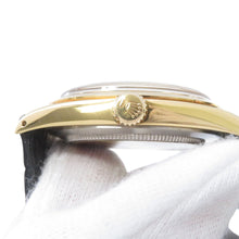 将图像加载到图库查看器中,TUDOR Oyster Prince W35mm Gold Plated Leather Silver Dial9020