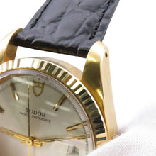 Load image into Gallery viewer, TUDOR Prince Oyster Date Jumbo W38mm Gold Plated Leather Silver Dial9081