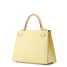 Load image into Gallery viewer, HERMES Kelly Sellier Jaune Poussin Epsom Size 25