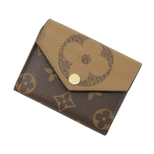 Load image into Gallery viewer, LOUIS VUITTON Portefeuille Zoe NoirM80725 Monogram/Monogram Reverse Canvas