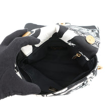 Load image into Gallery viewer, CHANEL Matelasse Diakoko 2-way Bag Black/WhiteAS3004 Canvas Size 20