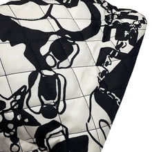 Load image into Gallery viewer, CHANEL Matelasse Diakoko 2-way Bag Black/WhiteAS3004 Canvas Size 20