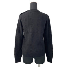 Load image into Gallery viewer, HERMES Knit Chaine d'AncrePattern long sleeve Size 36 Black2H2644D6 Wool 80% Cashmere20%