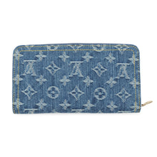 将图像加载到图库查看器中,LOUIS VUITTON LV × TM Zippy Wallet BlueM23161 Monogram Cherry Denim