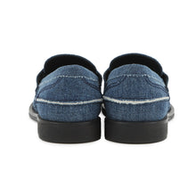 Load image into Gallery viewer, MIUMIU Coin loafers IndigoBlue5D061E Denim Size 36