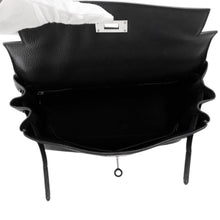 Load image into Gallery viewer, HERMES Kelly Retourne Black Togo Leather Size 28