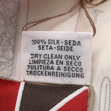 Load image into Gallery viewer, HERMES Carre Gloves Wristwatch Size 90 Blanc Casse/Etoupe/RougeHH004211S 01 Silk 100%