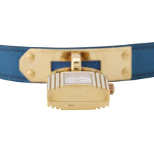 Load image into Gallery viewer, HERMES Kelly watch W20mm Gold Plated Leather Epsom White DialKE1.210