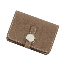 Load image into Gallery viewer, HERMES Dogon Card Case Etoupe Taurillon Clemence