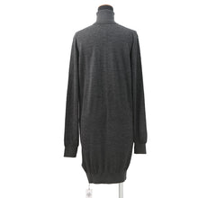 Load image into Gallery viewer, HERMES Turtleneck dress Size 38 Gray5H2542DP Cashmere70% Silk30%