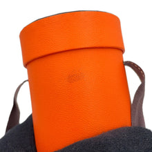 Load image into Gallery viewer, HERMES Twilly Whispering in the Forest Les Murmures de la Foret Orange/Jaune・Vif/Vert GrisH063005S Silk100%