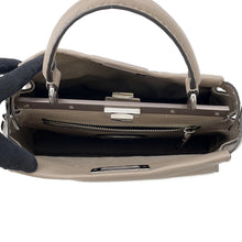 Load image into Gallery viewer, FENDI Peekaboo Selleria Greige8BN290 Leather Size regular