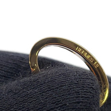 将图像加载到图库查看器中,HERMES Ear cuff Pop H Black Gold Plated Lacquer