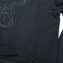 Load image into Gallery viewer, HERMES Tucked Knitted Fabric Shirt with Embroidery Size 36 BlackH6E4651DD0236 Cotton100%