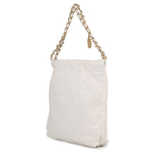 Load image into Gallery viewer, CHANEL CHANEL22 Handbag WhiteAS3260 Shiny Calf Leather Size Small