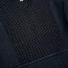 Load image into Gallery viewer, MONCLER Willow Smith Half Zip Knit Size XS BlackJ209T8G00005 Cotton100%