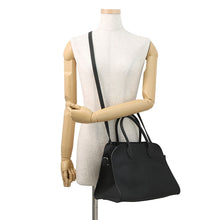 将图像加载到图库查看器中,The Row Soft Margaux BlackW1586 Leather Size 12