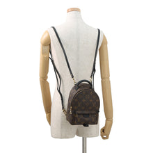 将图像加载到图库查看器中,LOUIS VUITTON Palm Springs Backpack NoirM44873 Monogram Size MINI