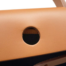 Load image into Gallery viewer, HERMES Herbag zip Navy/Natural Toile H Vache Hunter Leather Size PM