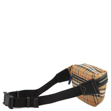 Load image into Gallery viewer, BURBERRY Vintage Check SONNY Crossbody Bag Beige/Black/Multicolor8005521 Nylon Size Medium