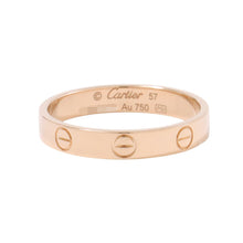 将图像加载到图库查看器中,CARTIER Mini Love Ring Size Small/57/#17B4085200 18K Pink Gold
