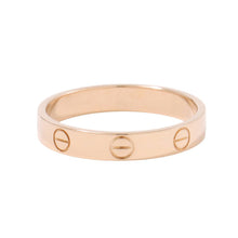 将图像加载到图库查看器中,CARTIER Mini Love Ring Size Small/57/#17B4085200 18K Pink Gold