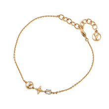 Load image into Gallery viewer, LOUIS VUITTON Bracelet・Petit Louis GoldM00374 Metal strass