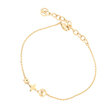 将图像加载到图库查看器中,LOUIS VUITTON Bracelet・Petit Louis GoldM00374 Metal strass